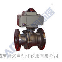 江苏不锈钢电动高压高平台法兰球阀，高压电动法兰球阀